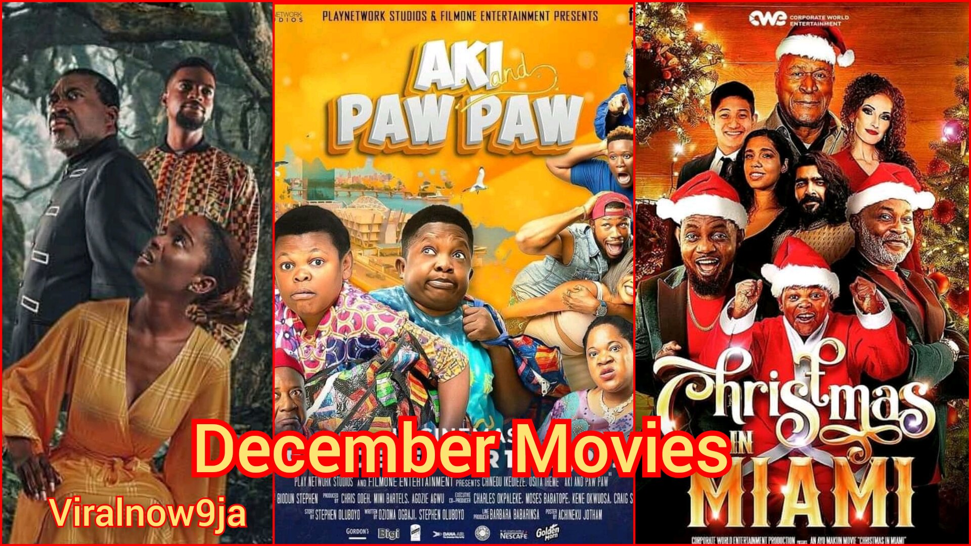 Top 5 best nollywood movies that will be released this December