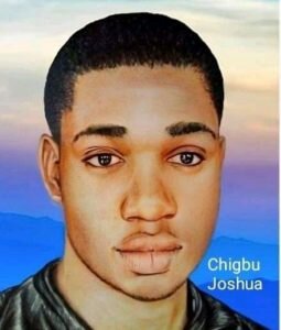 Chigbu Joshua drawing of Himself 