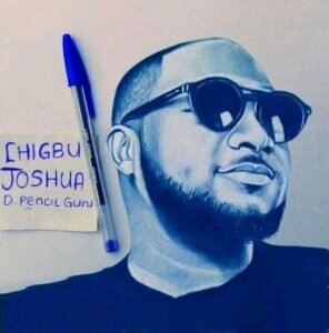 Chigbu Joshua drawing of Davido 